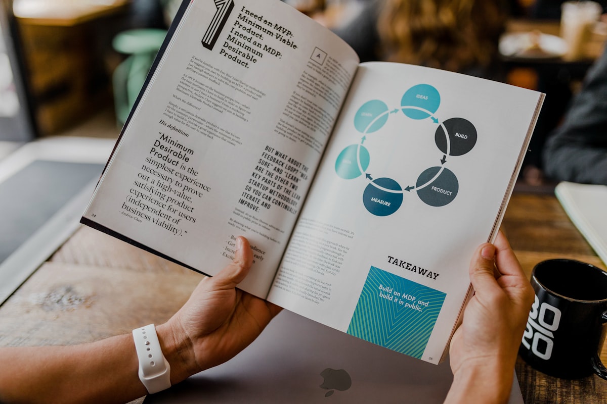 Reviewing brand strategy materials