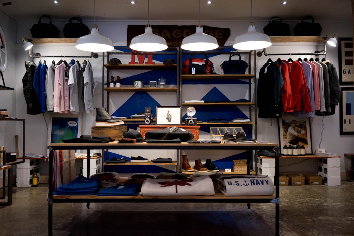 Retail store product display